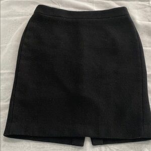 J. Crew Black Pencil Mini Skirt for Work